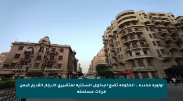 أولوية محددة.. الحكومة تضع البدائل السكنية لمتضرري الإيجار القديم ضمن فئات مستحقة